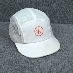 Whoop Hat Cap Mens White Performance Mesh Strap Back Panel Golf Hike Gym Camp